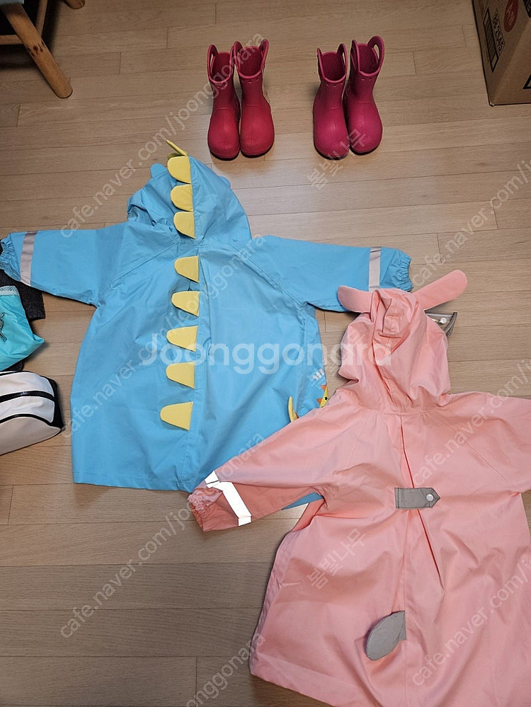 두돌-세돌 쌍둥이 남매둥이 우비 크록스 장화 c9 일괄--1