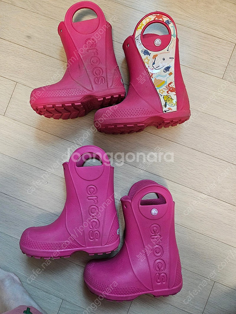 두돌-세돌 쌍둥이 남매둥이 우비 크록스 장화 c9 일괄--3