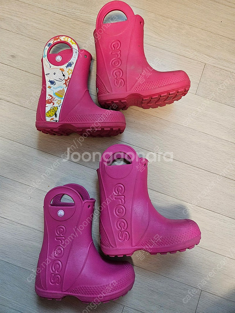 두돌-세돌 쌍둥이 남매둥이 우비 크록스 장화 c9 일괄--4
