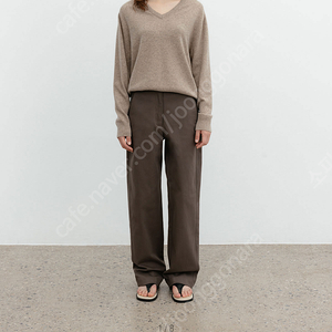 LFM Wide Leg Cotton Pants / Khaki Brown