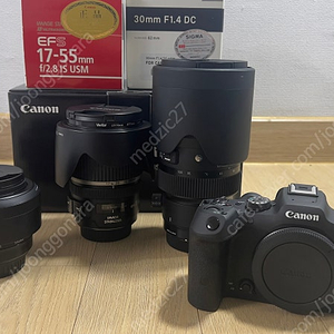 캐논 r7, 캐논 ef-s 17-55 f 2.8, 시그마 아트 30mm f 1.4 (아트삼식이), 시그마 아트 50-100 f1.8