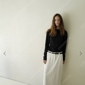 le17septembre CLAIRE STRAIGHT TWILL SKIRT 38사이즈