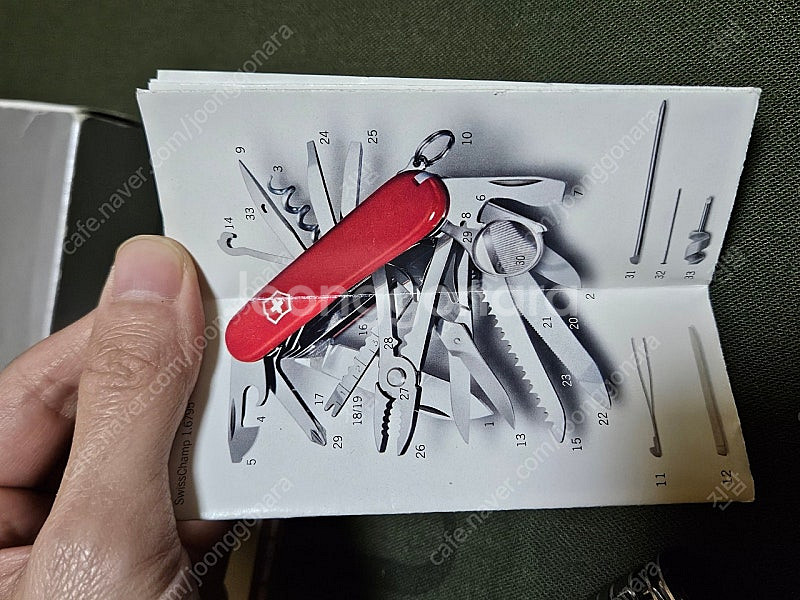 빅토리녹스 스위스챔프 블랙--3