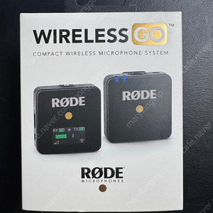 [판매] RODE Wireless GO 무선 마이크 시스템 (미개봉, 새제품)