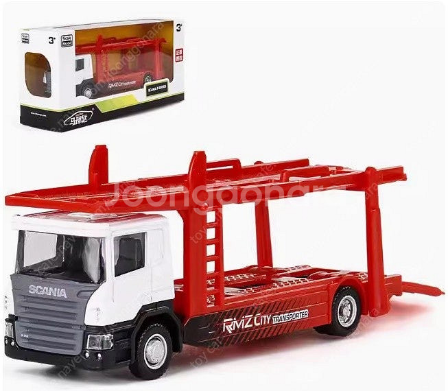 1:64 스카니아 차량 운송 트럭 다이캐스트 미개봉 새상품--2