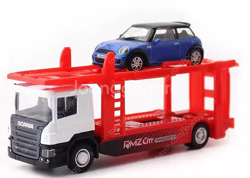 1:64 스카니아 차량 운송 트럭 다이캐스트 미개봉 새상품--3