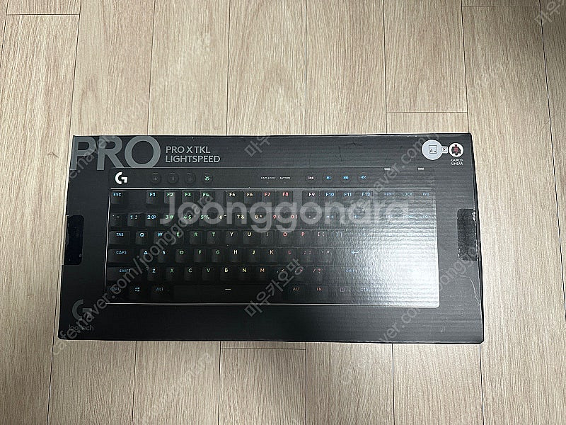 로지텍 G PRO X TKL 라이트스피드 키보드 적축--1
