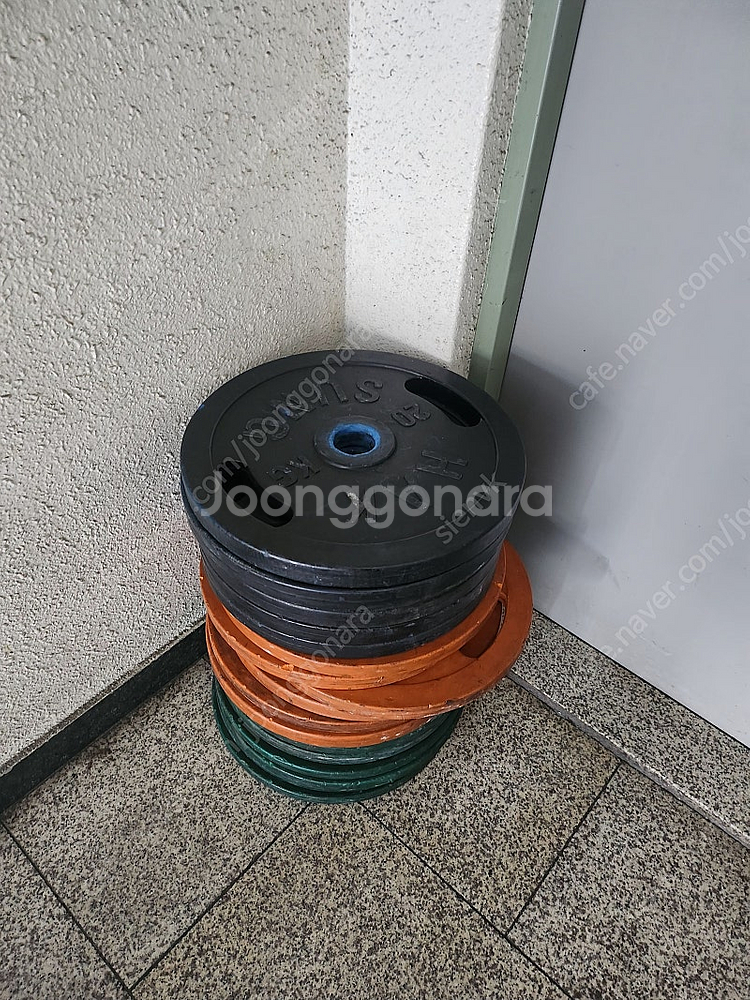 학성 중량 원판 280kg. 1kg 당 1100원 일괄...--2
