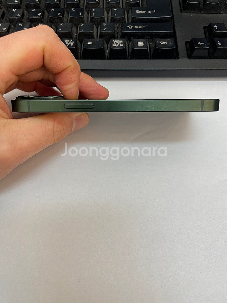 아이폰13미니 그린 256GB 가성비좋은중고33만팝니다...--4