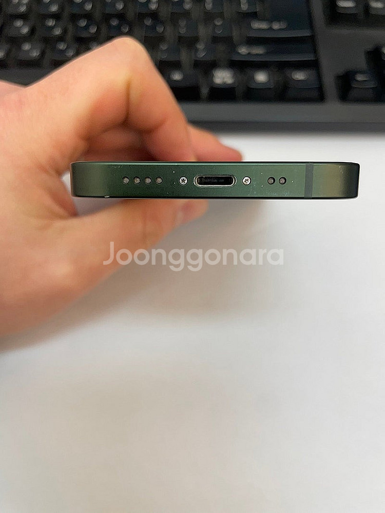 아이폰13미니 그린 256GB 가성비좋은중고33만팝니다...--5