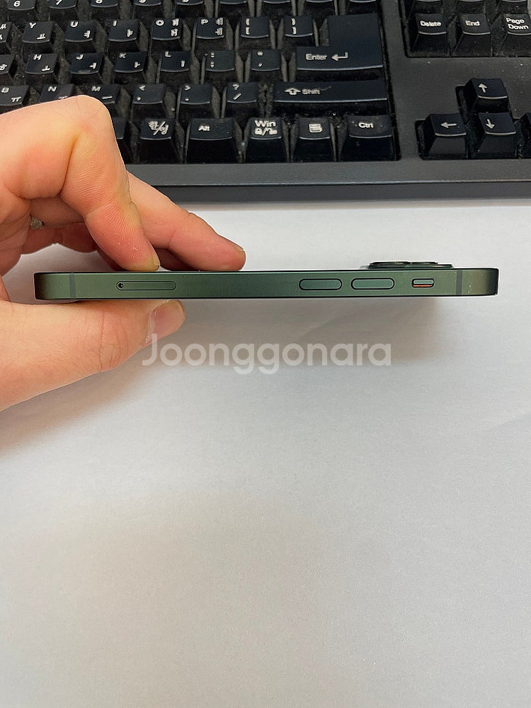 아이폰13미니 그린 256GB 가성비좋은중고33만팝니다...--6