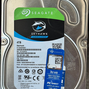 시게이트 스카이호크 4tb 판매합니다 skyhawk 4tb