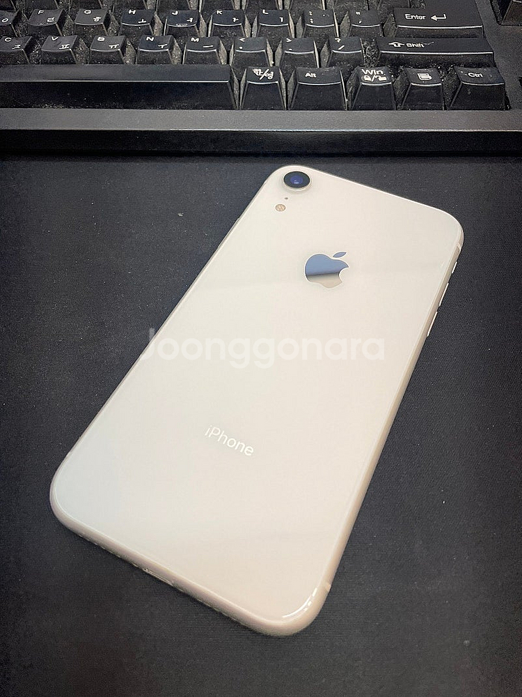 아이폰XR 화이트 64GB 배터리88% 상태좋은 중고2...--0