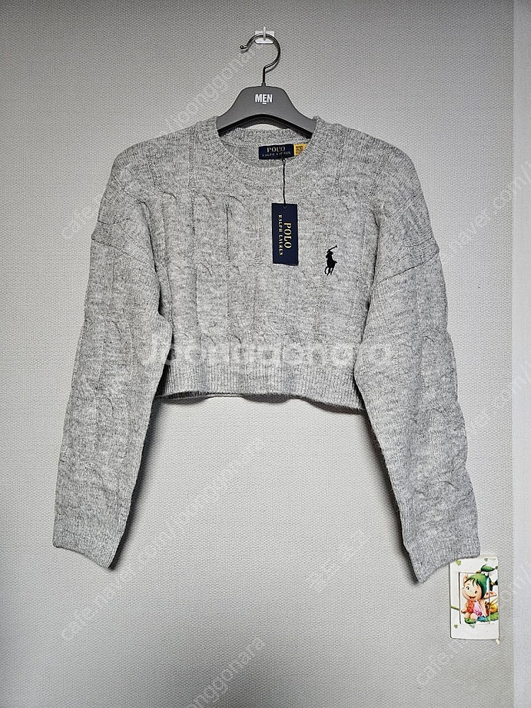 새상품 폴로 랄프로렌 크롭니트--0