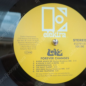 Love – Forever Changes LP 판매합니다.