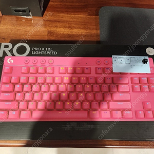 로지텍 G pro X TKL LIGHT SPEED 키보드 핑크