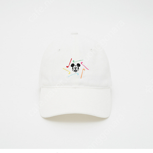 피브비 골프볼캡 Golf Clubs Mickey ball cap cloud white