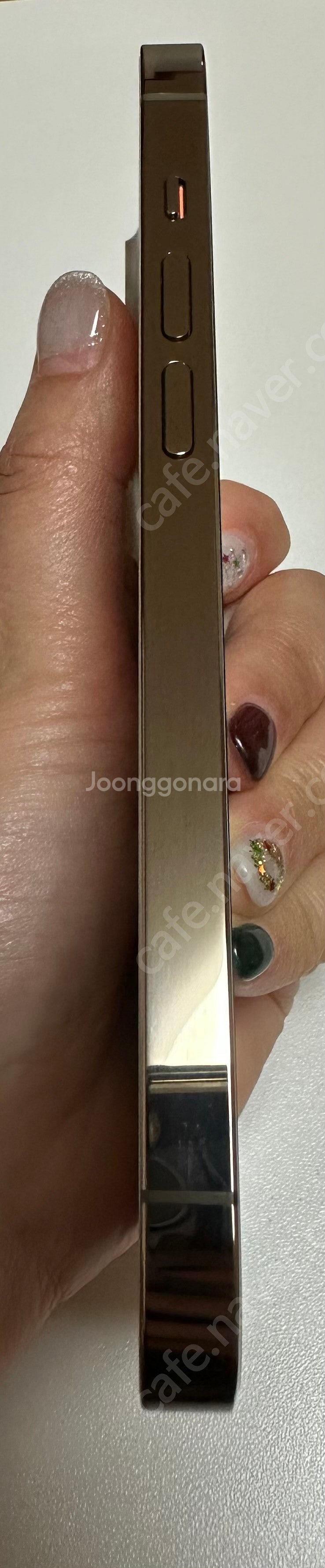 미국직구 아이폰14프로 골드 128GB 무음카메라--4