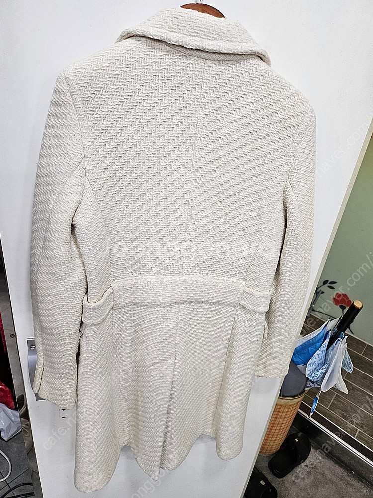 막스마라 트위드 롱 코트--1