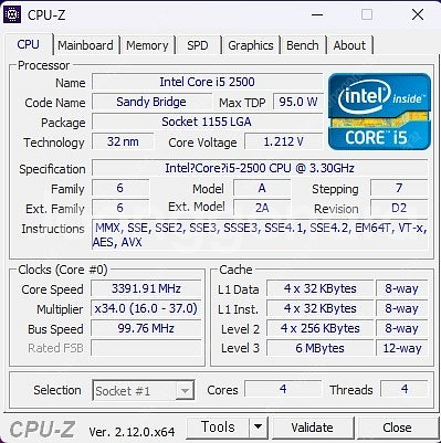 i5 2500 + ASUS P8H67-M LX 메인보드...--2