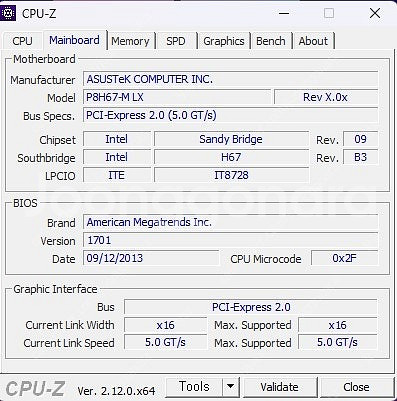 i5 2500 + ASUS P8H67-M LX 메인보드...--3