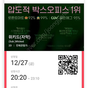 CGV 4dx imax screen x. 등 특별관 1인가격+3000으로 2인예매