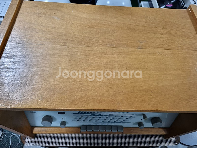브라운 g11/61 진공관정 라디오--2