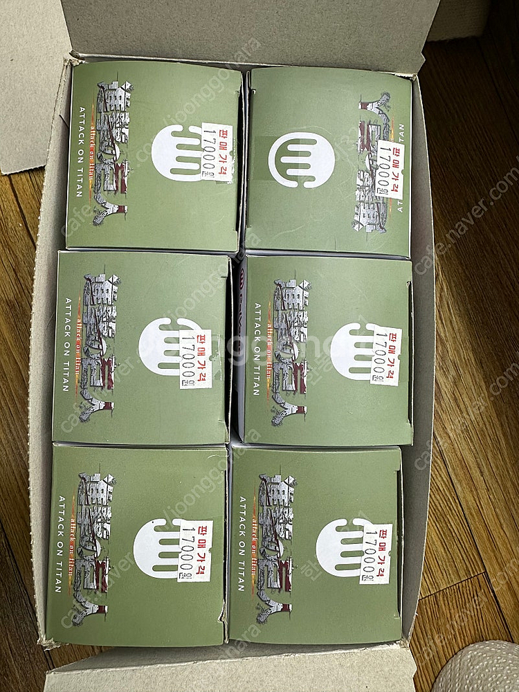 진격의거인 부시로드 팔버스 팔레트 피규어 가챠 전종(리...--1
