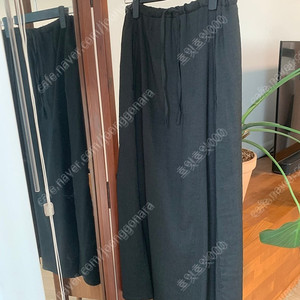 파르뱅 맥시 스커트 LINEN MAXI SKIRT_BLACK