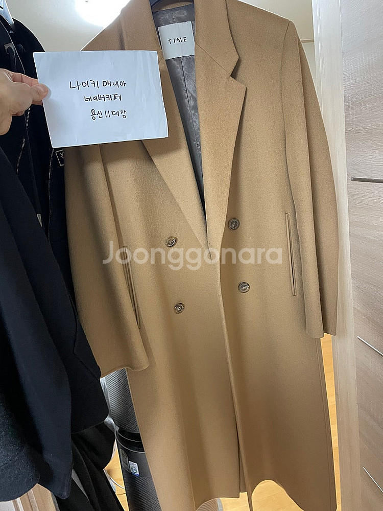 타임옴므 더블코트 22FW 카멜코트--0