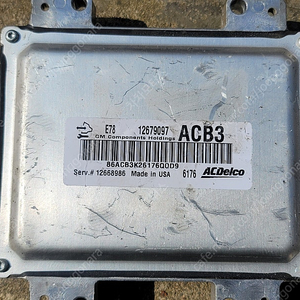 (중고) 트랙스 중고 ECU (구매전전화) 12679097 ACB3 / 12668986