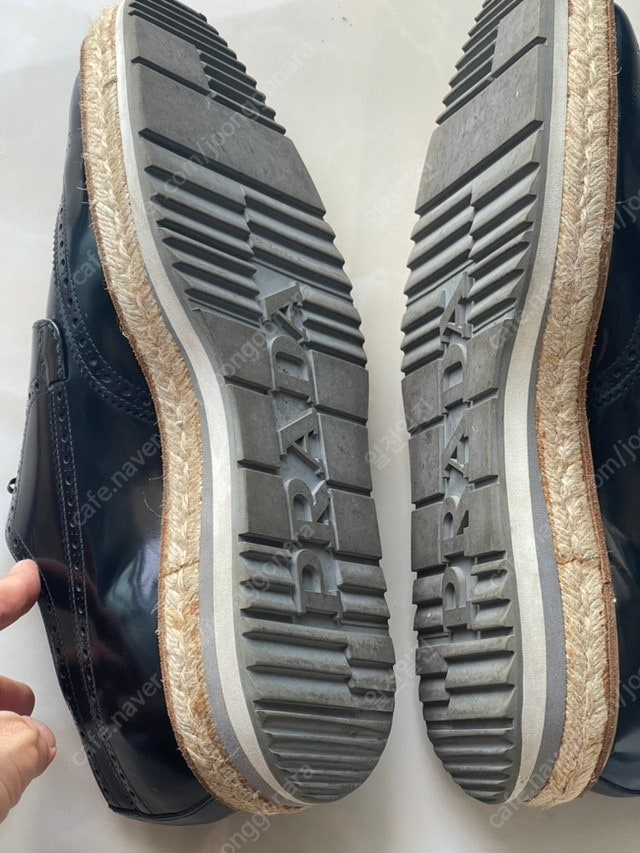 프라다클리퍼8사이즈 블랙-브라운--6