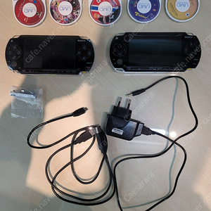 작업된psp1000+psp1005 본체부품용+UMD5개+주변기기 일괄