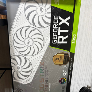 RTX 3090 24GB WHITE STRIX 화이트 스트릭스 화스