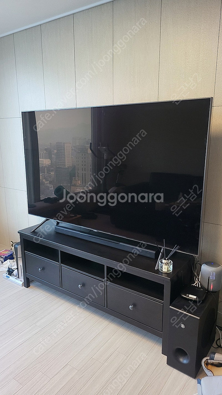 HEMNES 헴네스 TV 수납장--0