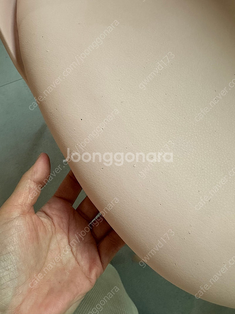 화이트 원형 테이블 식탁(의자포함)--5