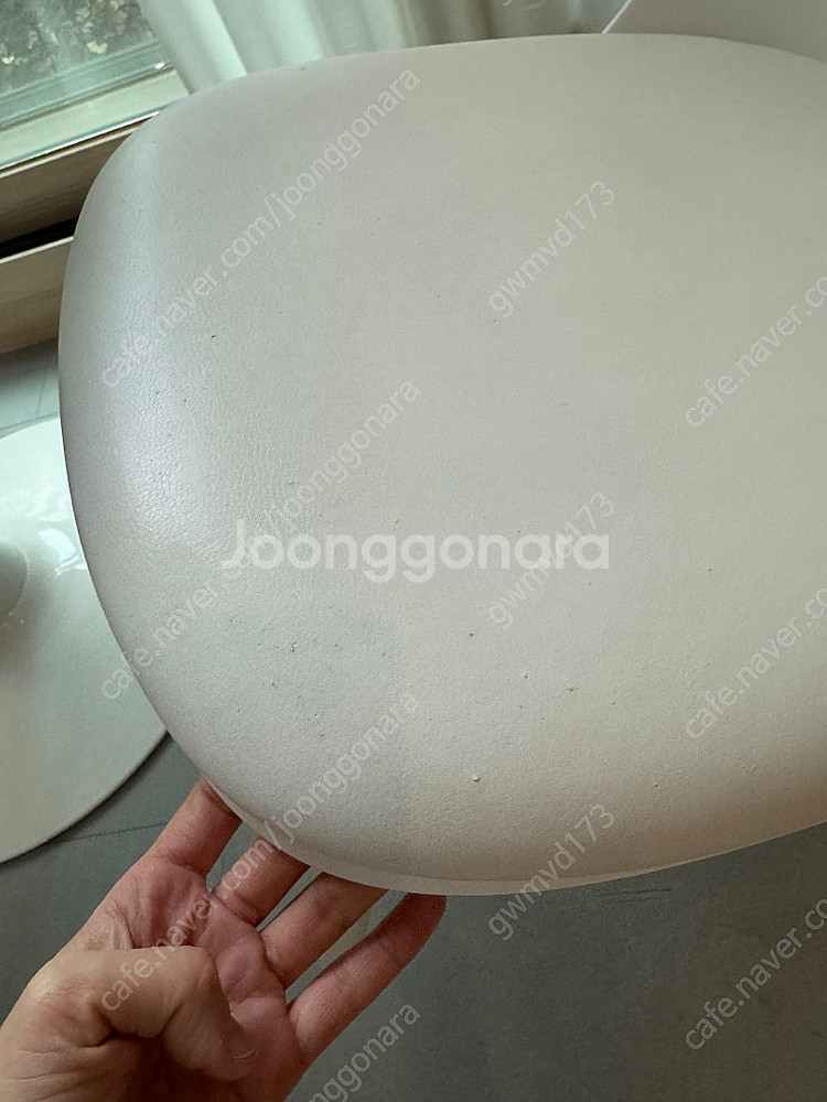 화이트 원형 테이블 식탁(의자포함)--7