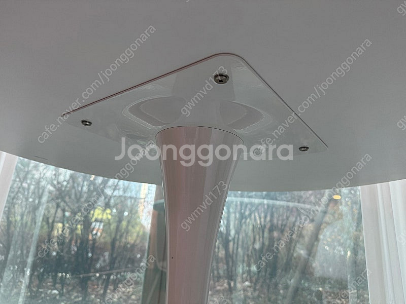 화이트 원형 테이블 식탁(의자포함)--8