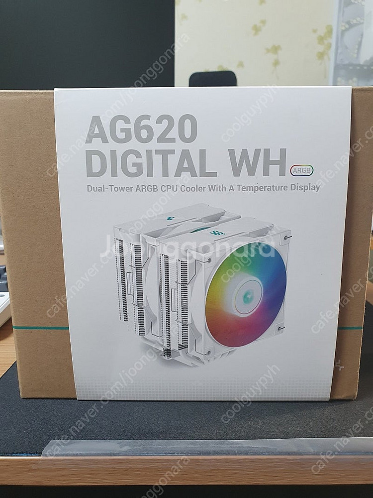 딥쿨 AG620 DIGITAL(화이트) CPU쿨러 팝니...--0