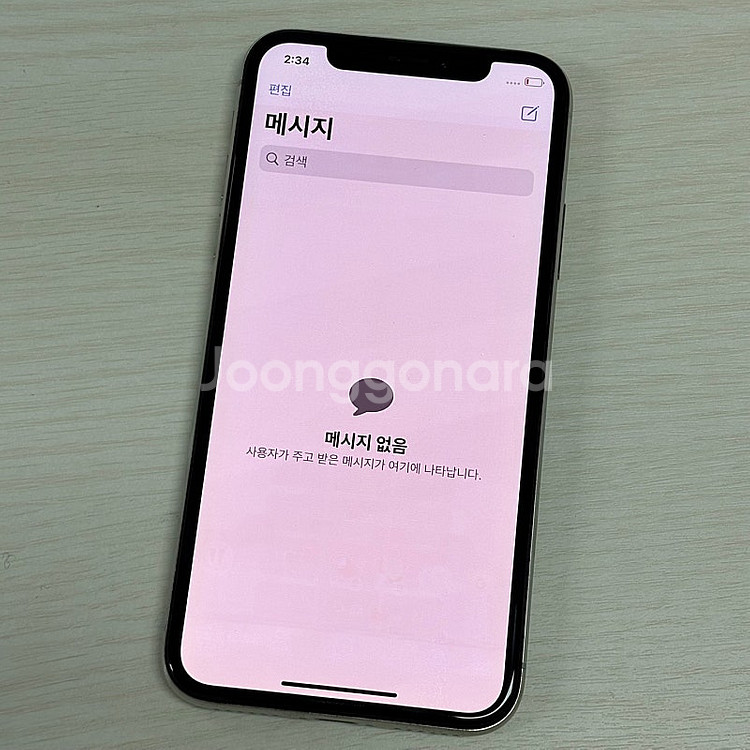 아이폰X 실버색상 256용량 미파손 가성비 꿀매물 14...--3
