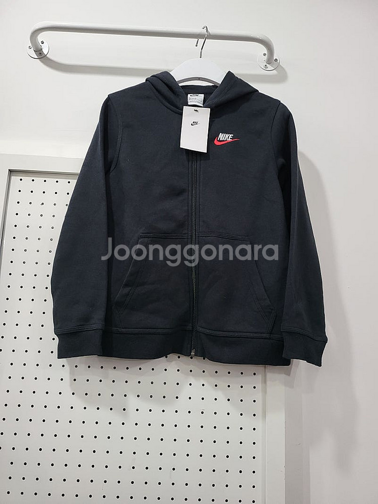 나이키 주니어 NSW 기모 후드 집업--0