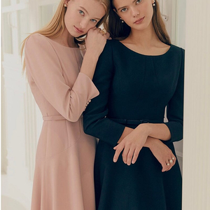 BAU JULIA Scoop neck dress (pink) 새상품 / 비에이유 바이 브라이드앤유 줄리아 원피스