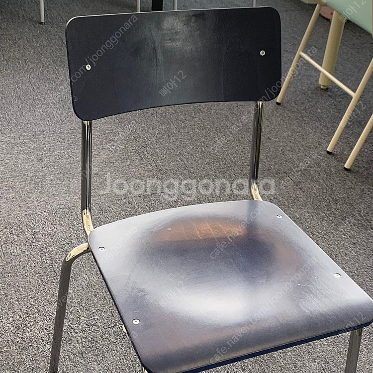 엘엔씨스텐달의자(다크블루,화이트)--0