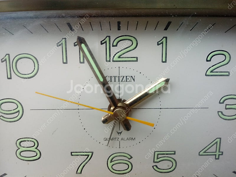 빈티지 일제 CITIZEN 씨티즌 알람 탁상시계 판매합...--1