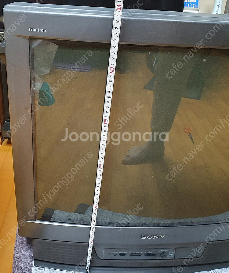 SONY 30년 된 A급 상태 레트로 브라운관 27인치...--6