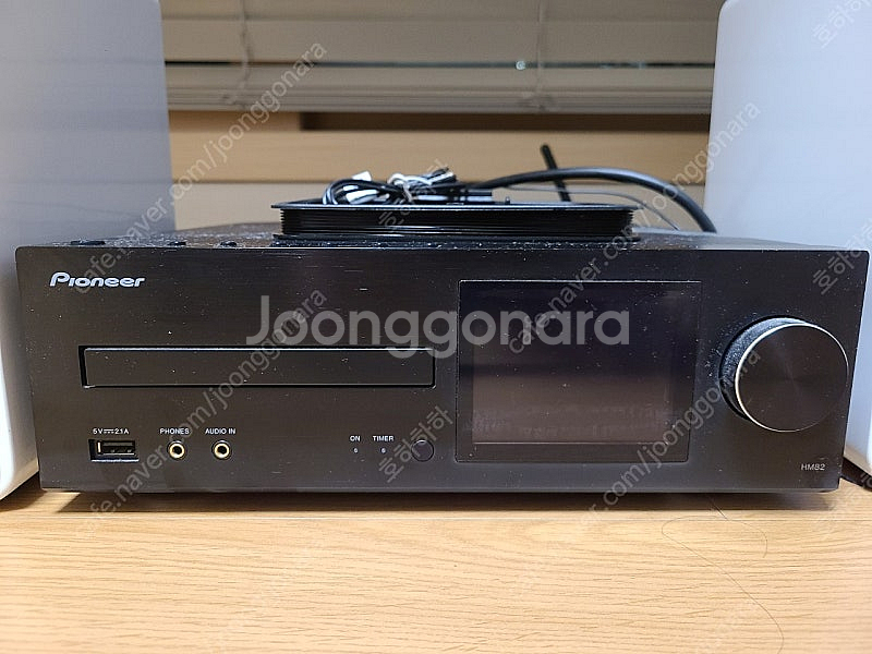 파이오니아 hm82 CD리시버 & 스피커 heco 칼러--1