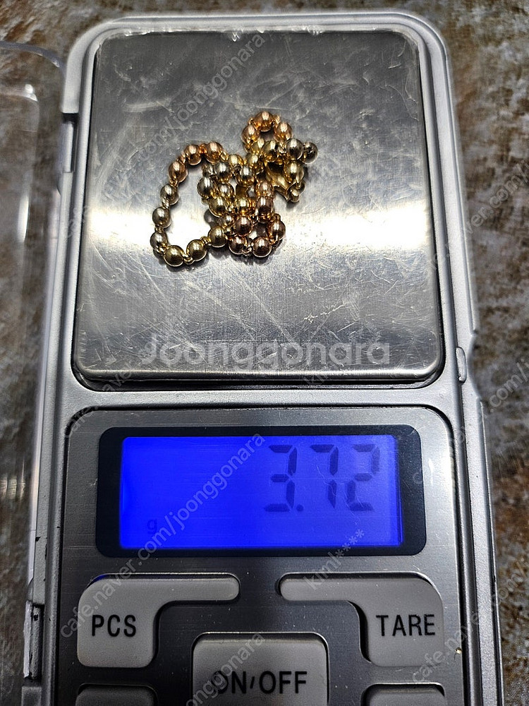 14k 볼팔찌(3mm)--3