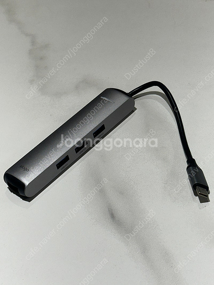 엘라고 6in1 이더넷 HDMI USB-C타입 멀티허브--4