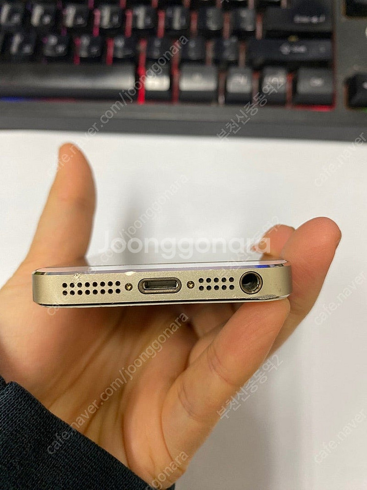 197420 아이폰5S 골드 외관깔끔 16GB 인스타사...--6