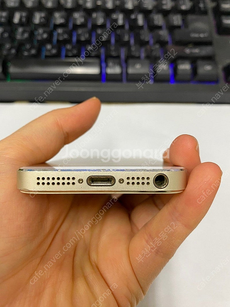 198675 아이폰5S 골드 액정깔끔 16GB 배터리성...--6